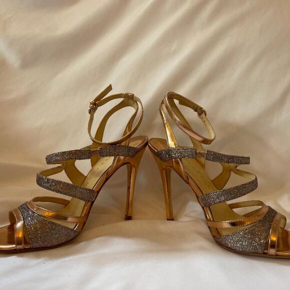 Ivanka Trump rose gold sparkle heels/Size 6 - Picture 6 of 8